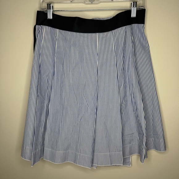 Rag & Bone Black and White Striped A-Line Skirt Size 8 - Picture 5 of 7